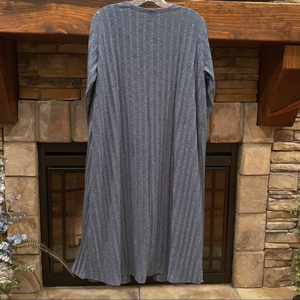 LuLaRoe Long Ribbed Open-Front Cardigan - Picture 3 of 4